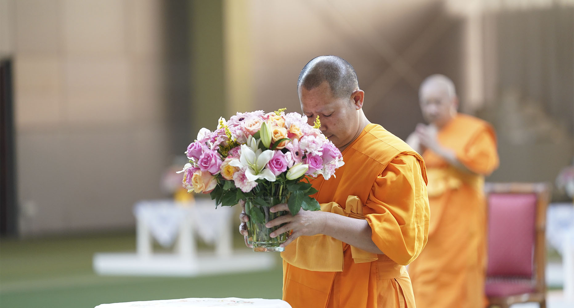 Reflower Ritual Offering Flowers to Deities and Symbolic of Flowers in Religions