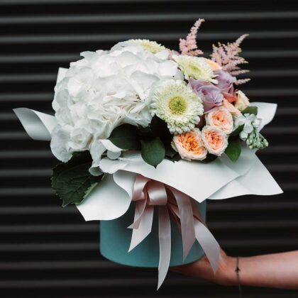 Hydrangea And Mixed Flowers