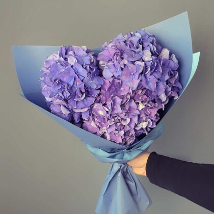 “Blue Hydrangeas” Mother’s Day Bouquet